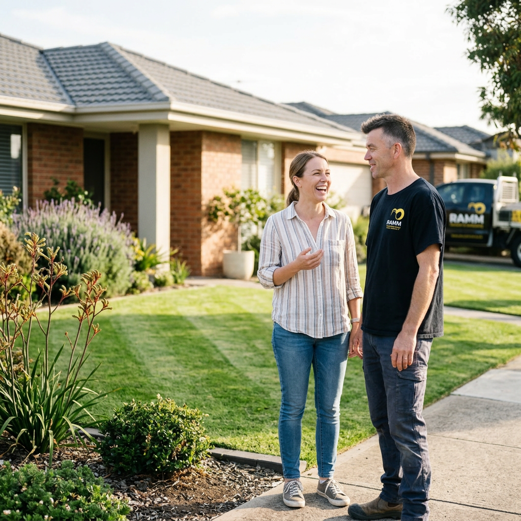Gary from RAMM with Kate, Homeowner · Mt Martha